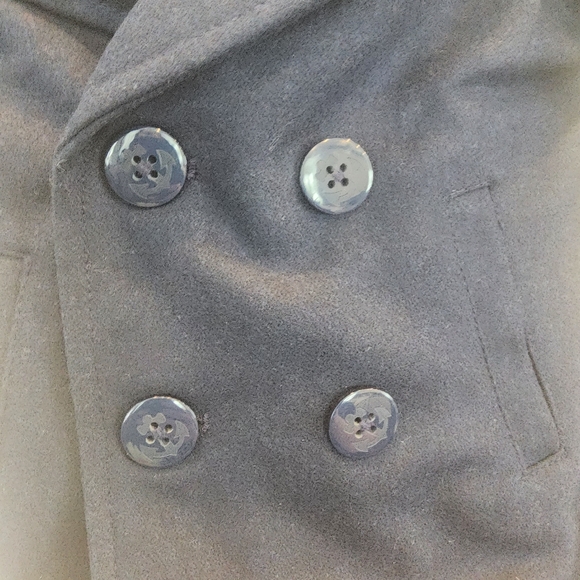 KOALA,wool boys size 9 month navy blue zip up and button up ( 2 layer)pea coat. - Picture 3 of 16
